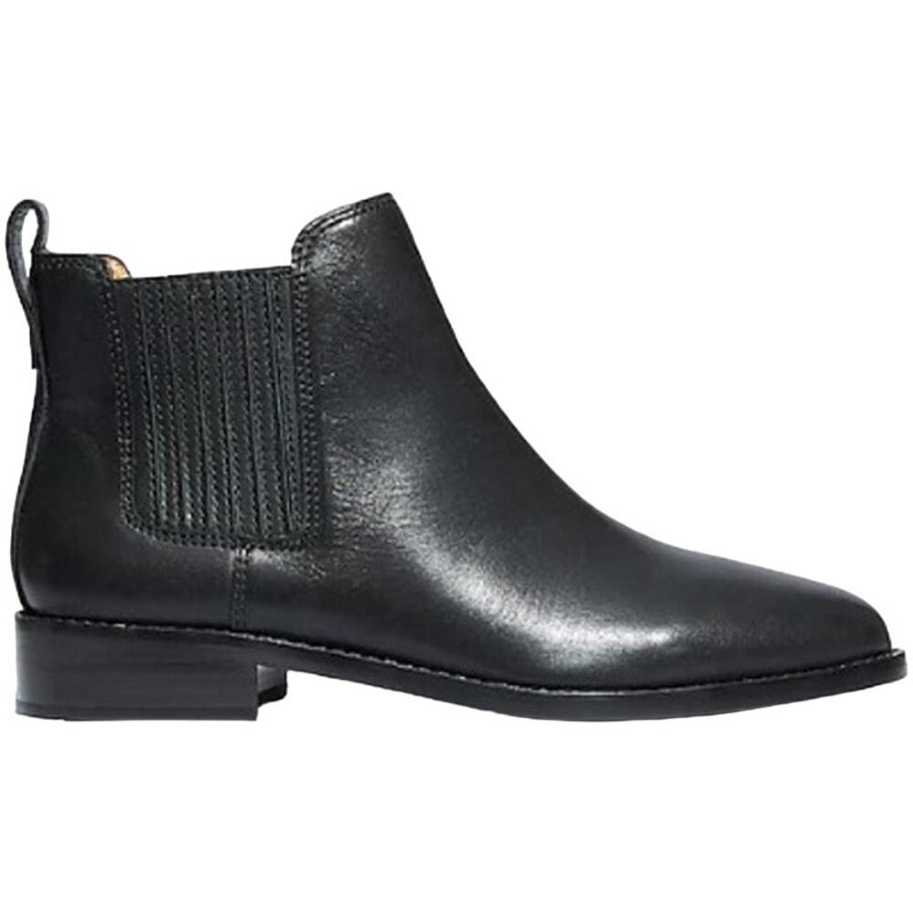 Madewell Ainsley Chelsea Ankle Boot Booties Leather Slip On True Black 6.5